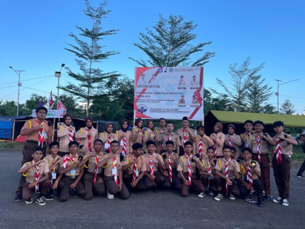 PRAMUKA SMANSA Menorehkan prestasi di Perkemahan Bumi Morotai