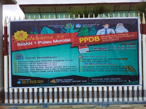 Ayo Daftar di SMAN 1 Pulau Morotai