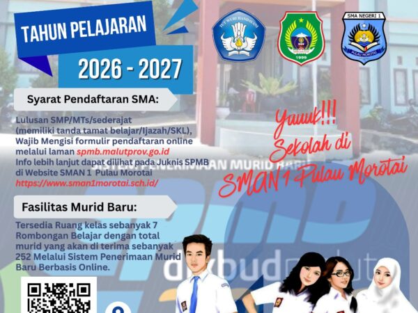 SPMB 2026 "Sistem Penerimaan Murid Baru" SMANSA Morotai